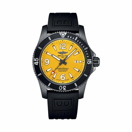 Montre Breitling Superocean Automatic 46 Black Steel