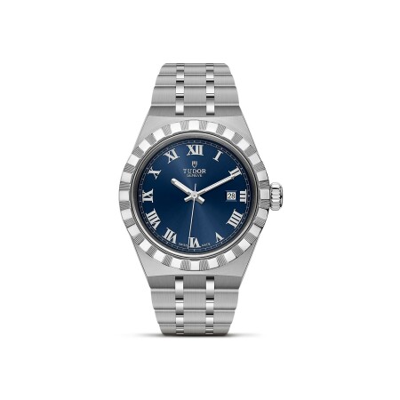 TUDOR Royal 28 mm steel case, blue dial watch