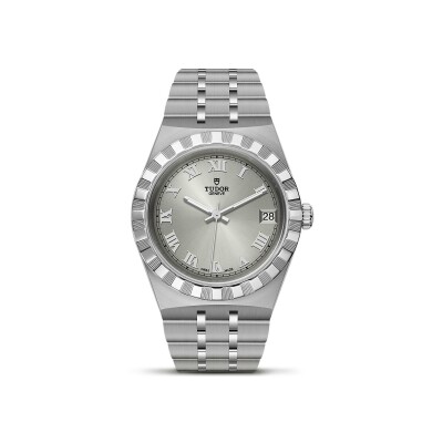 TUDOR Royal 34 mm steel case, silver dial watch