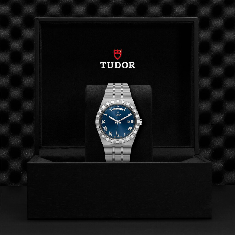 TUDOR Royal 41 mm steel case, blue dial watch
