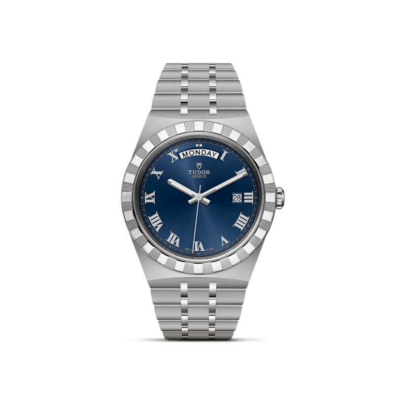 TUDOR Royal 41 mm steel case, blue dial watch