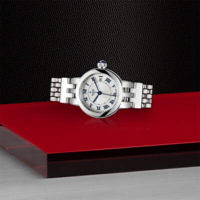 Montre TUDOR Clair de Rose boîtier en acier 26 mm, bracelet en acier