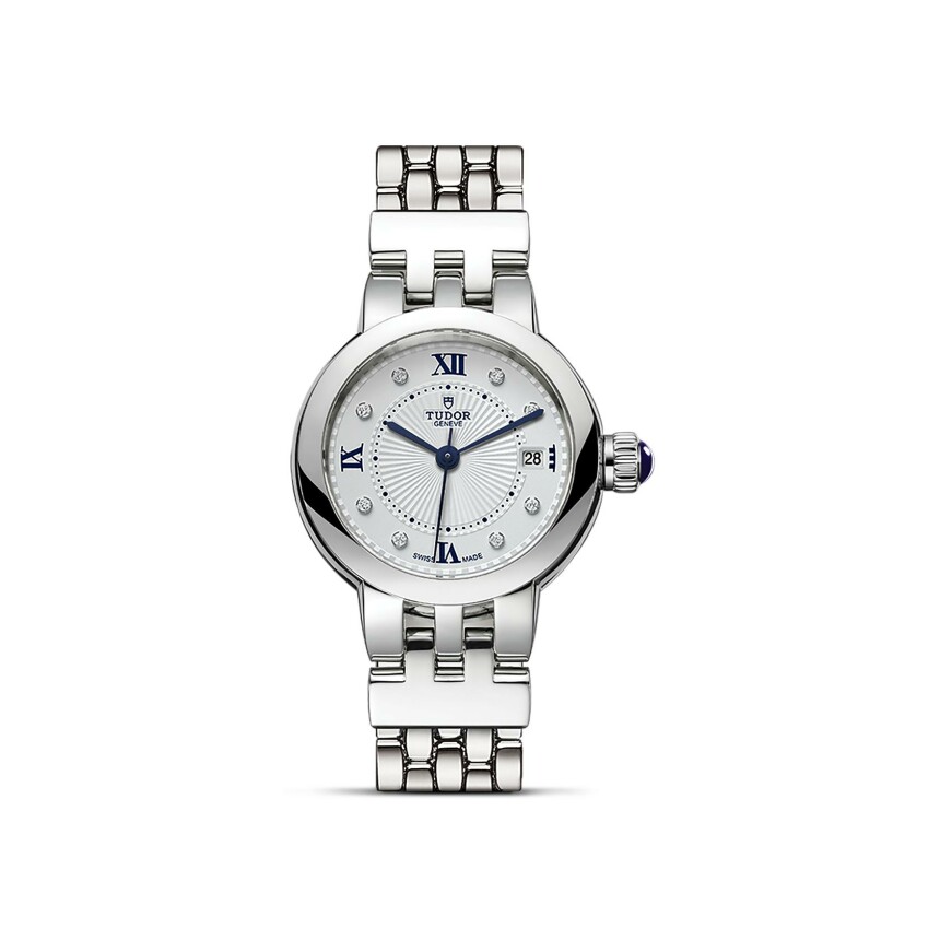 TUDOR Clair de Rose watch, 26 mm steel case, steel bracelet