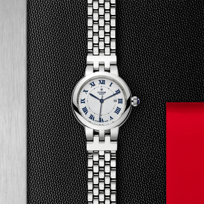 TUDOR Clair de Rose watch, 30 mm steel case, steel bracelet