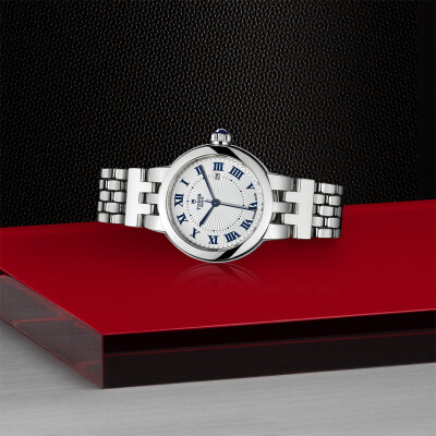 TUDOR Clair de Rose watch, 30 mm steel case, steel bracelet