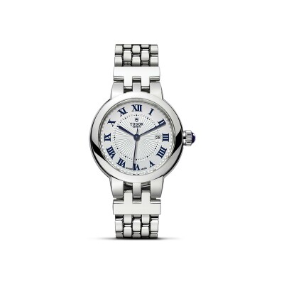 TUDOR Clair de Rose watch, 30 mm steel case, steel bracelet