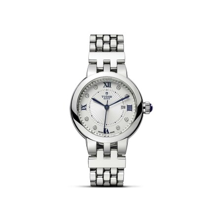 Montre TUDOR Clair de Rose boîtier en acier 30 mm, bracelet en acier