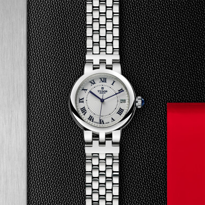 TUDOR Clair de Rose watch, 34 mm steel case, steel bracelet