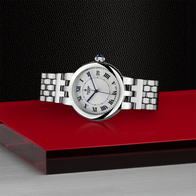 Montre TUDOR Clair de Rose boîtier en acier 34 mm, bracelet en acier