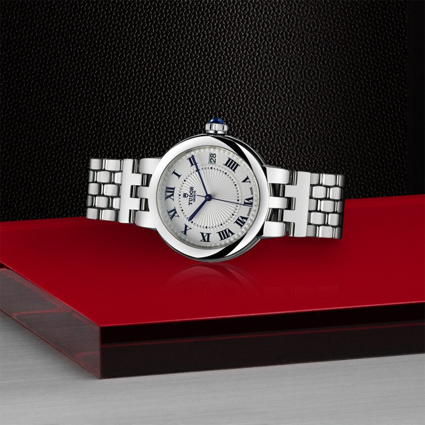 TUDOR Clair de Rose watch, 34 mm steel case, steel bracelet