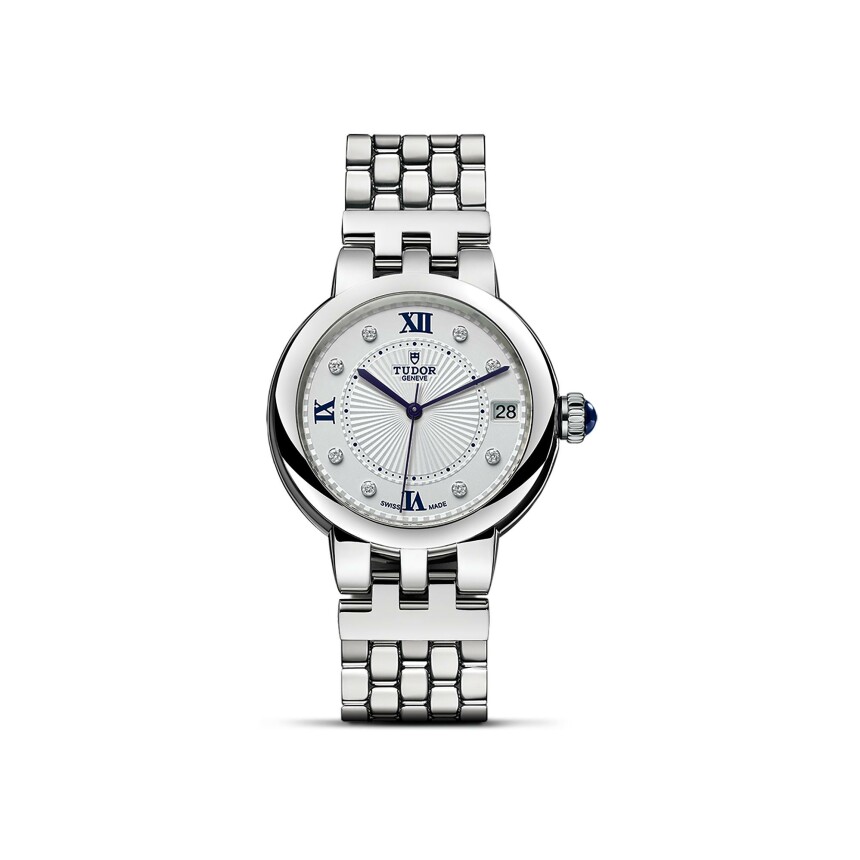 TUDOR Clair de Rose watch, 34 mm steel case, steel bracelet