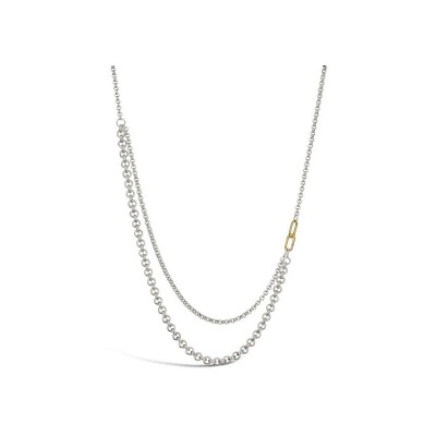 Collier Arthus Bertrand Les intemporels en argent et or jaune