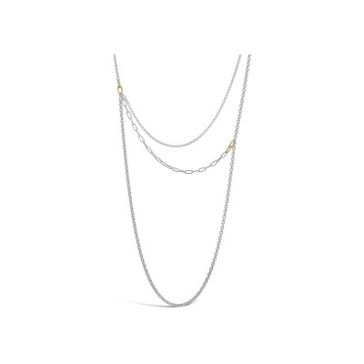 Collier Arthus Bertrand Les intemporels en argent et or jaune