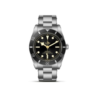 TUDOR Black Bay 54 watch, 37mm steel case, Steel bracelet