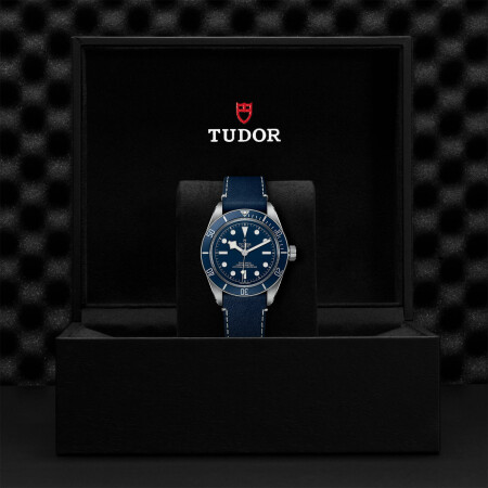 TUDOR Black Bay 58 watch, 39 mm steel case, blue