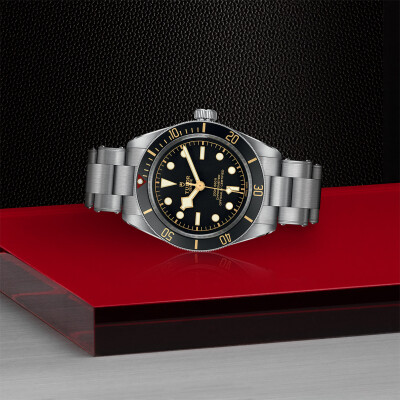 TUDOR Black Bay 58 watch, 39 mm steel case, steel bracelet