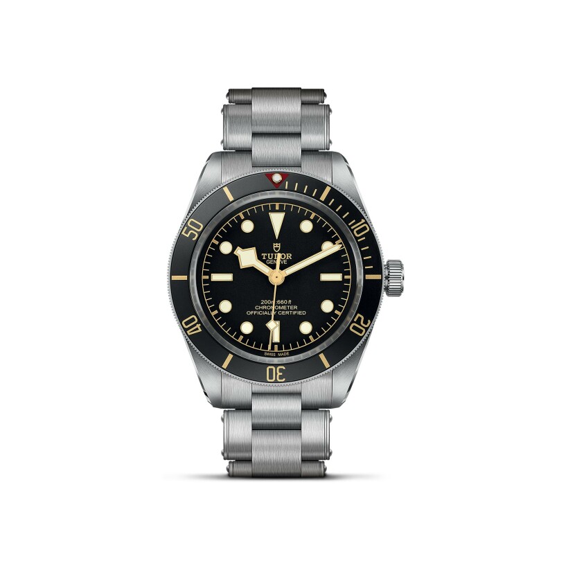 TUDOR Black Bay Fifty-Eight watch, 39 mm steel case, steel bracelet