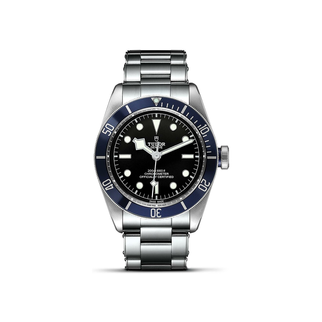 Montre TUDOR Black Bay boîtier en acier 41 mm, bracelet en acier riveté