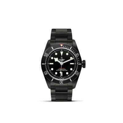 Montre TUDOR Black Bay Dark boîtier en acier traité pvd, 41mm, bracelet en acier