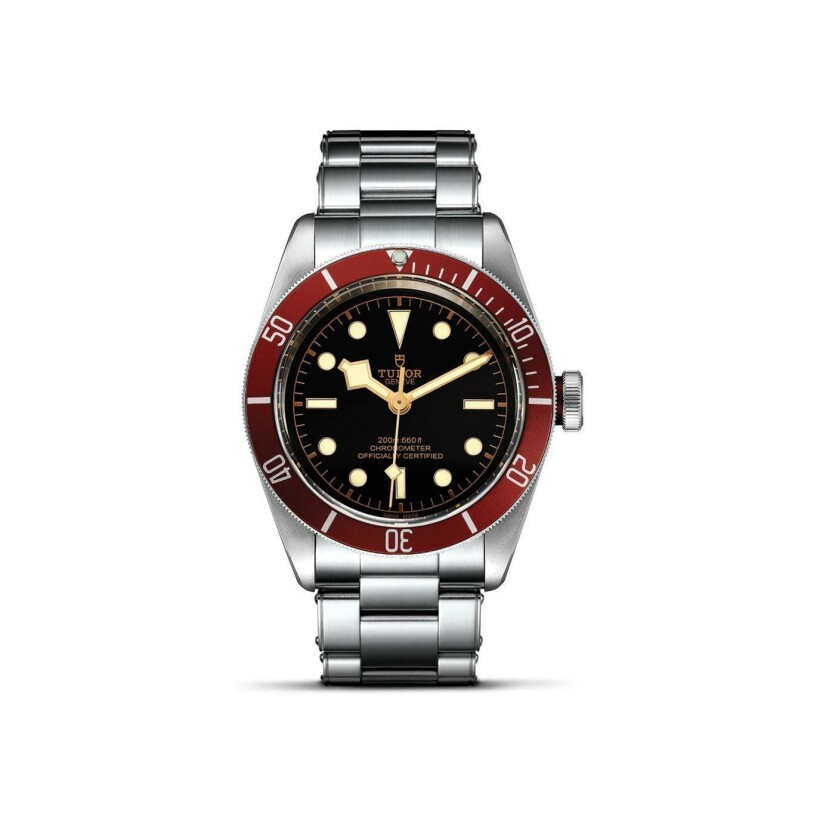 TUDOR Black Bay watch, 41 mm steel case, rivet steel bracelet