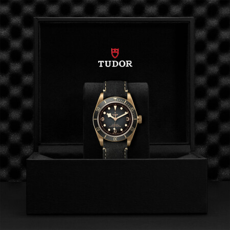 Montre TUDOR Black Bay Bronze boîtier en bronze 43 mm, bracelet en cuir noir