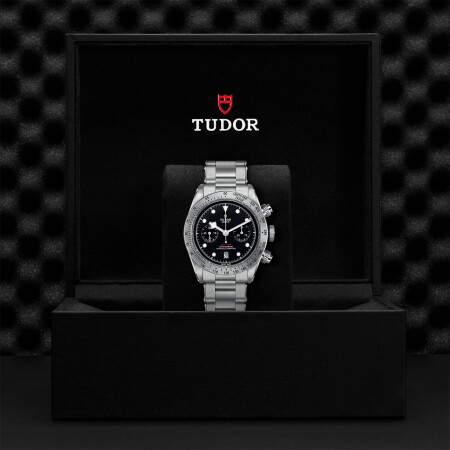 Montre TUDOR Black Bay Heritage Chrono boîtier en acier, 41mm, bracelet en acier