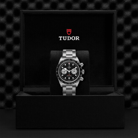 Montre TUDOR Black Bay Chrono boîtier en acier 41 mm, bracelet en acier