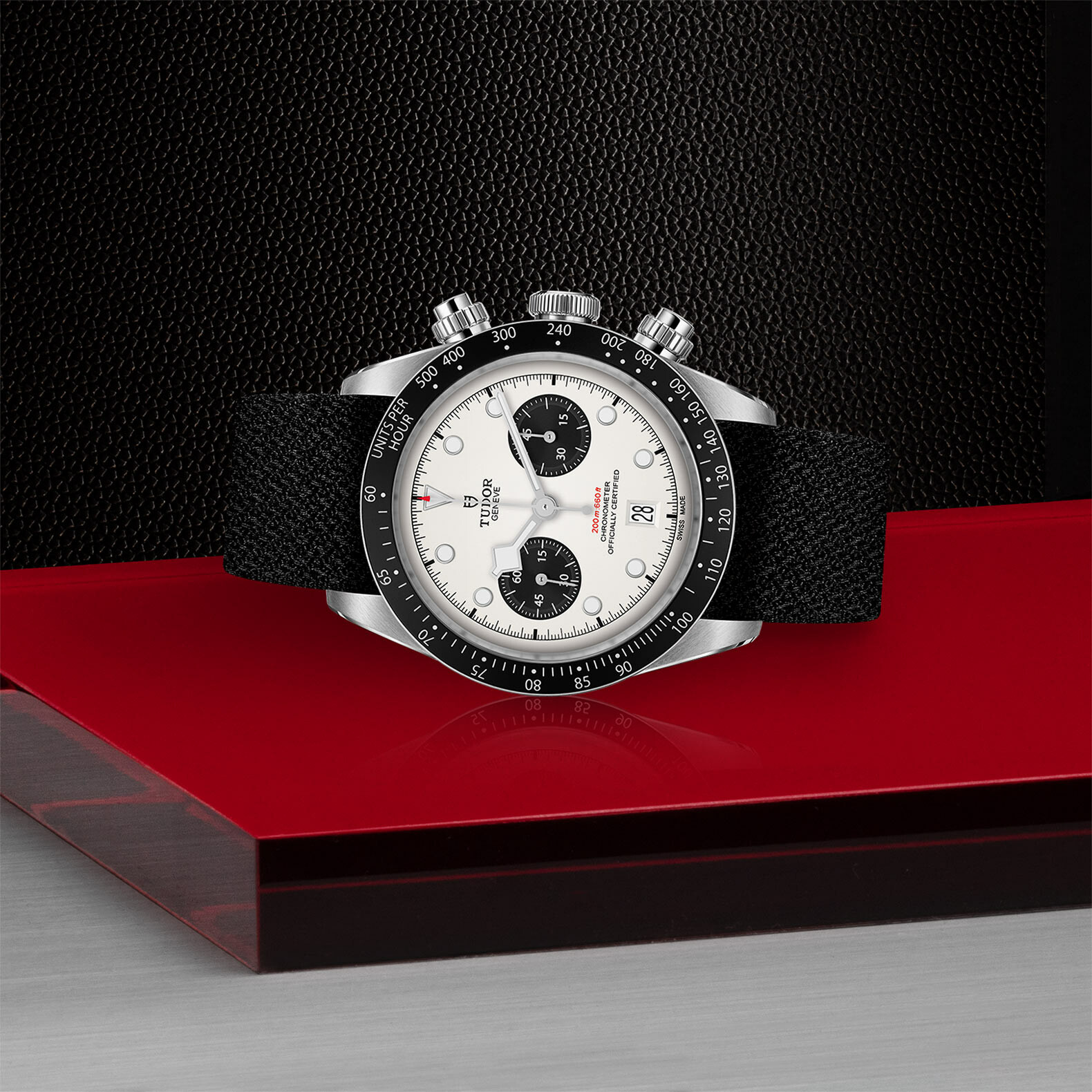 Tudor black bay outlet chrono leather strap