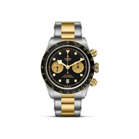 Montre TUDOR Black Bay Chrono S&G boîtier en acier 41 mm, bracelet en acier et or jaune