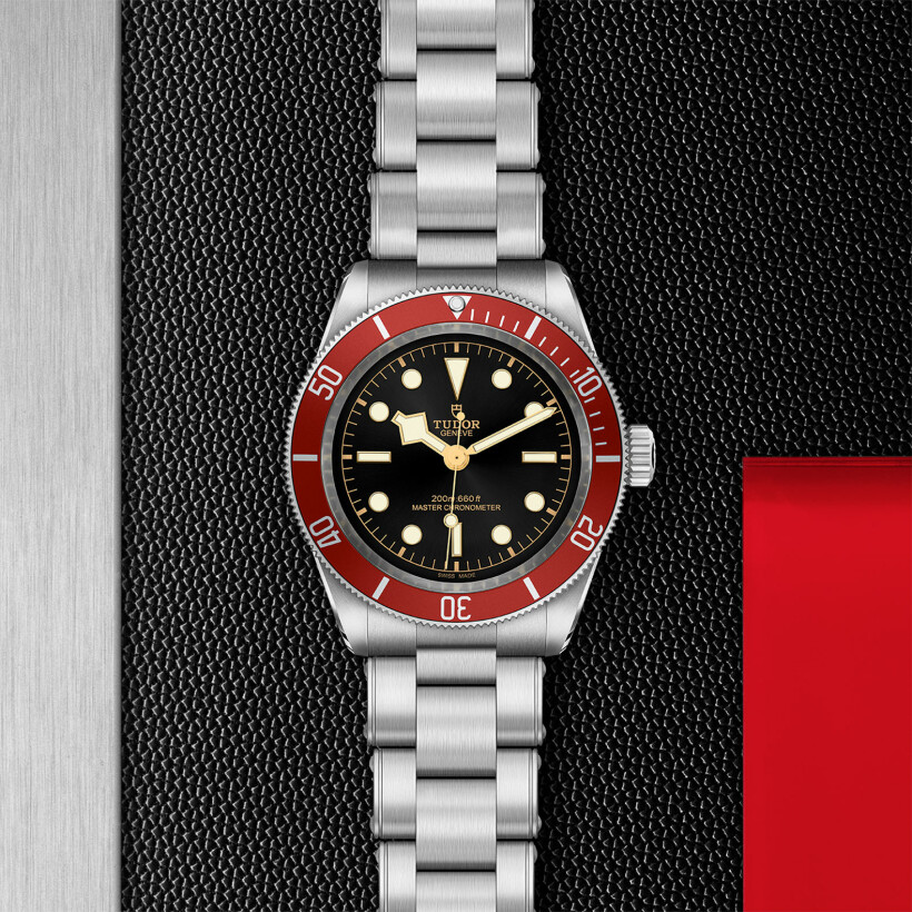 TUDOR Black Bay watch, 41mm steel case, Steel bracelet