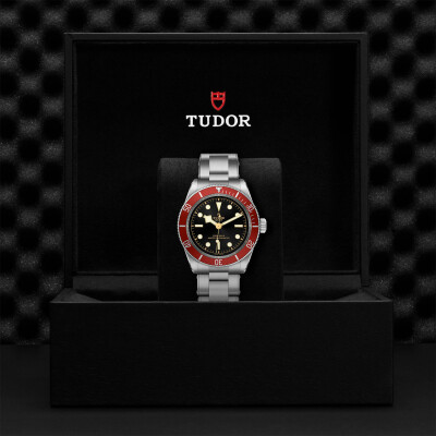 TUDOR Black Bay watch, 41mm steel case, Steel bracelet