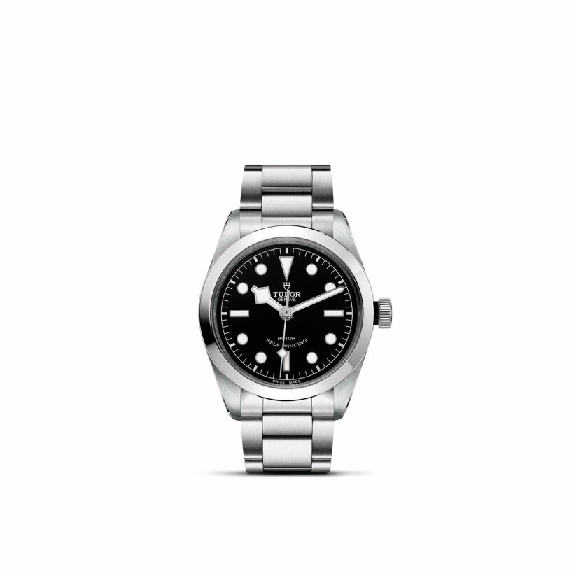 TUDOR Black Bay 36 watch, 36 mm steel case, steel bracelet