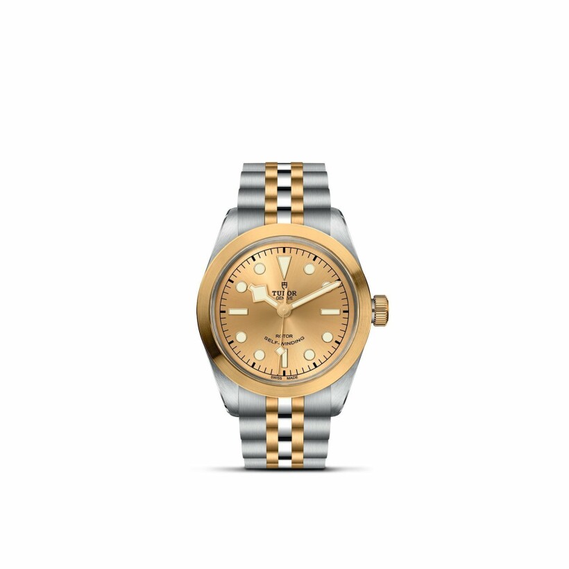 TUDOR Black Bay 36 S&G watch, 36 mm steel case, steel and gold bracelet