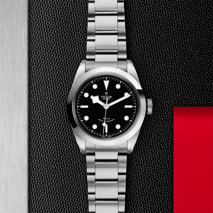 TUDOR Black Bay 41 watch, 41 mm steel case, steel bracelet