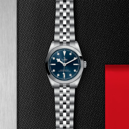 TUDOR Black Bay 31 watch, 31mm steel case, Steel bracelet