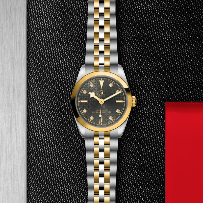 Montre TUDOR Black Bay 31 S&G boîtier en acier 31 mm, bracelet en acier et or jaune