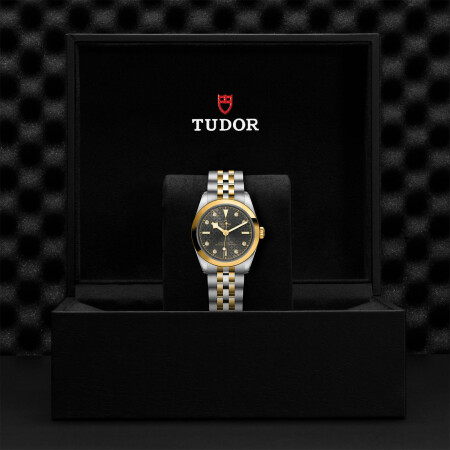 Montre TUDOR Black Bay 31 S&G boîtier en acier 31 mm, bracelet en acier et or jaune