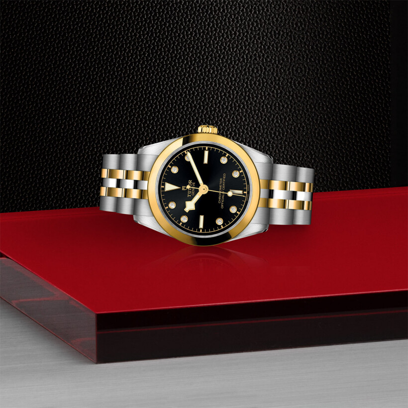 TUDOR Black Bay 31 S&G watch, 31 mm steel case, Steel and yellow gold bracelet