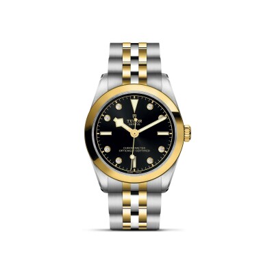 Montre TUDOR Black Bay 31 S&G boîtier en acier 31 mm, bracelet en acier et or jaune