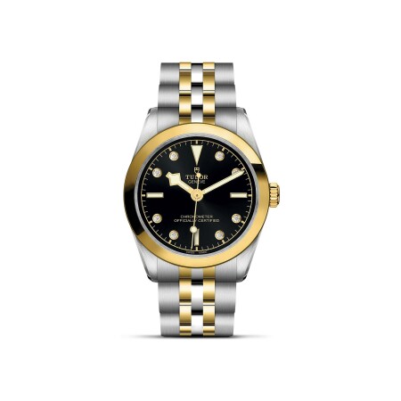 TUDOR Black Bay 31 S&G watch, 31 mm steel case, Steel and yellow gold bracelet