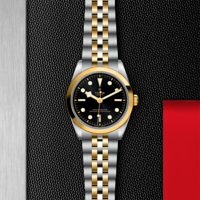 TUDOR Black Bay 36 S&G watch,36 mm steel case, steel and yellow gold bracelet