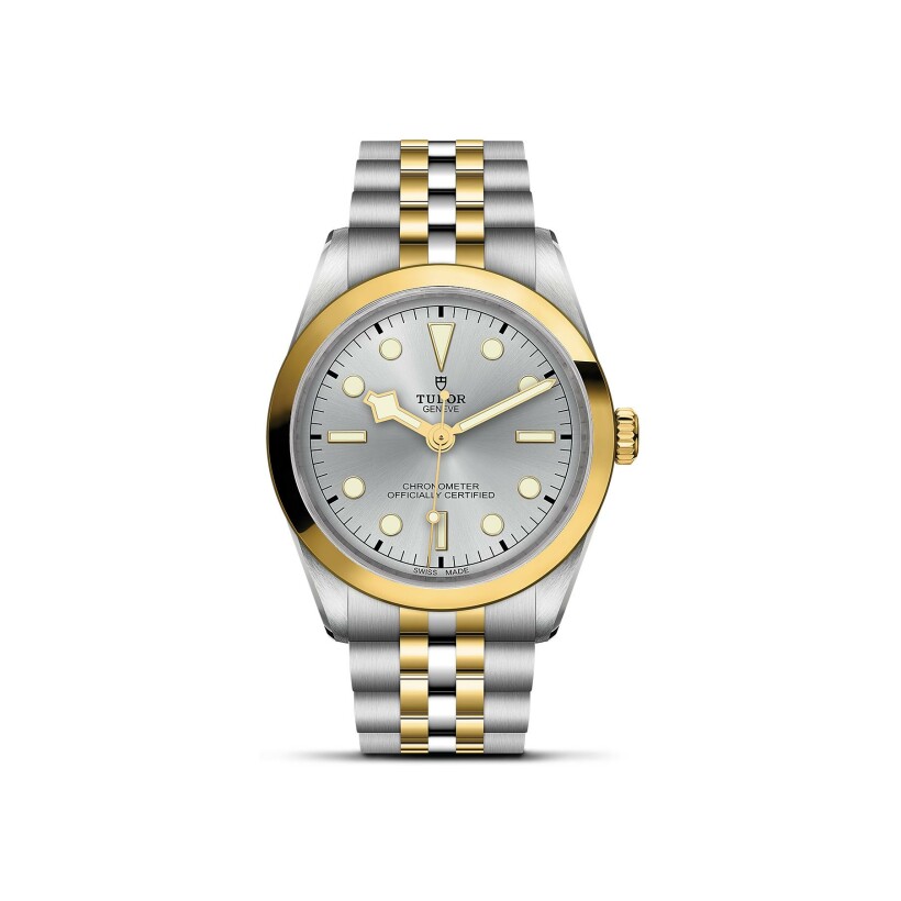 TUDOR Black Bay 36 S&G watch,36 mm steel case, steel and yellow gold bracelet