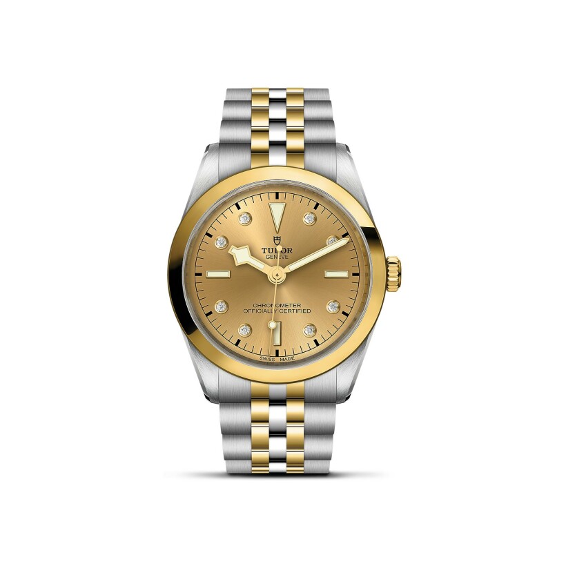 TUDOR Black Bay 36 S&G watch, 36 mm steel case, Steel and yellow gold bracelet