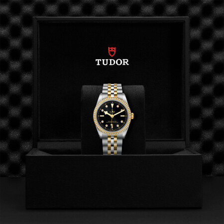 TUDOR Black Bay 36 S&G watch, 36 mm steel case, Steel and yellow gold bracelet