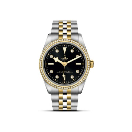 TUDOR Black Bay 36 S&G watch, 36 mm steel case, Steel and yellow gold bracelet