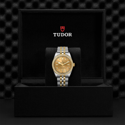 TUDOR Black Bay 36 S&G watch, 36 mm steel case, Steel and yellow gold bracelet