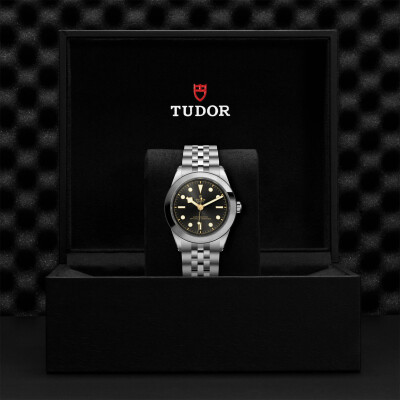 TUDOR Black Bay 39 watch, 39mm steel case, Steel bracelet