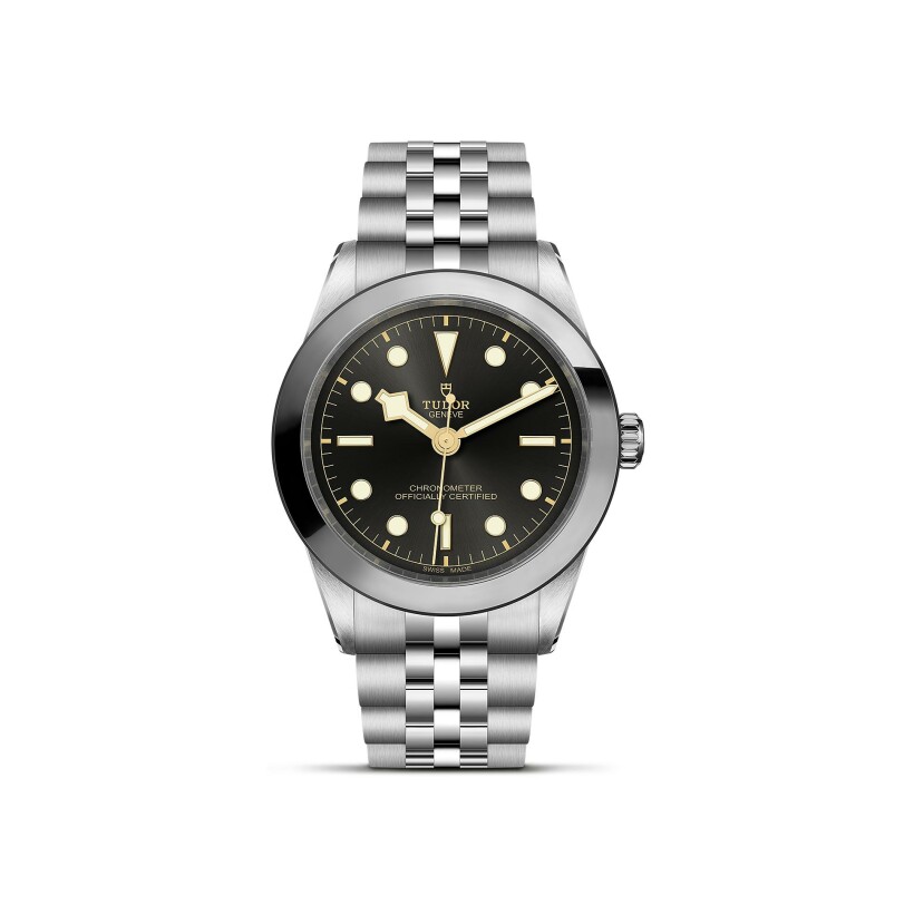 TUDOR Black Bay 39 watch, 39mm steel case, Steel bracelet