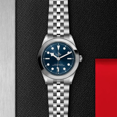 TUDOR Black Bay 39 watch, 39mm steel case, Steel bracelet