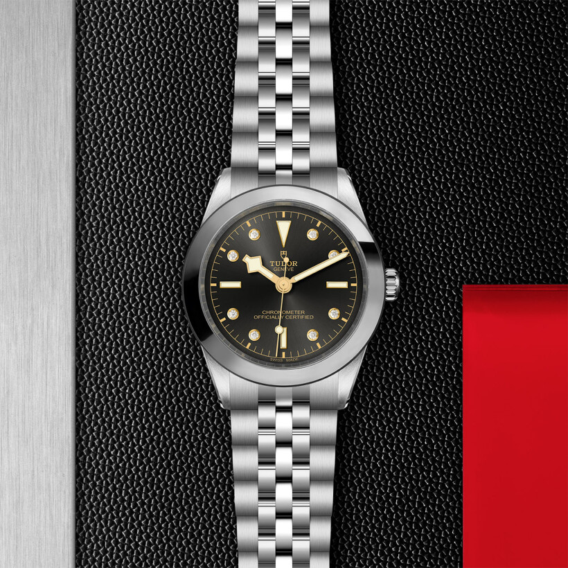 TUDOR Black Bay 39 watch, 39mm steel case, Steel bracelet